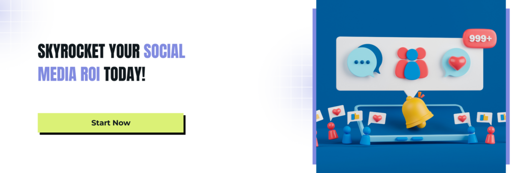 social media ROI CTA