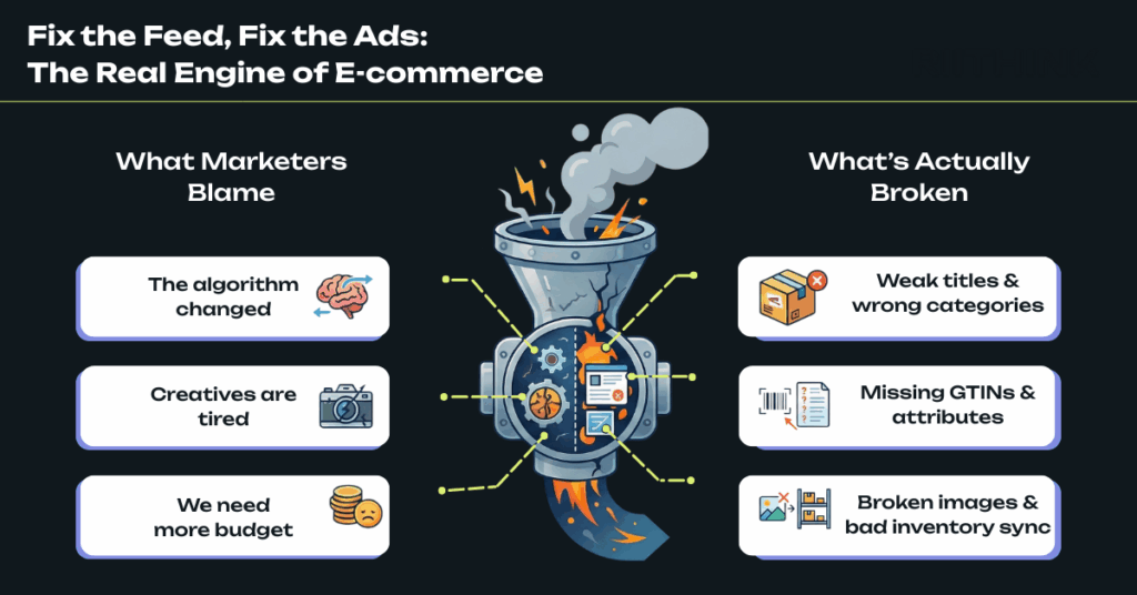 Fix the Feed, Fix the Ads The Real Engine of E-commerce